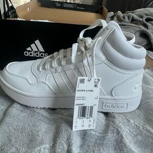 Adidas Hoops Mid Classics White Sneakers